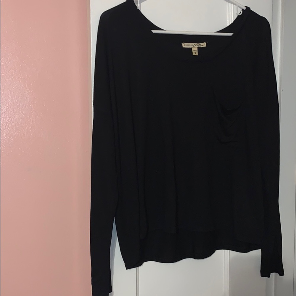 Express Long sleeve cropped shirt